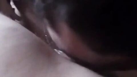 Sucking Uncut Cock and Tasting Cum
