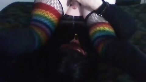 Tranny Webcam Masturbation with Big Balls & Ass