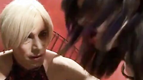 Group Sex with a Cross-Dressing Amateur