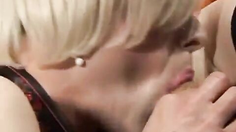 Group Sex with a Cross-Dressing Amateur
