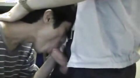 Daddy Security Guard Barebacks Asian Twink