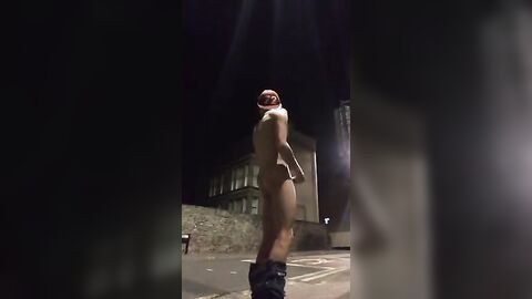 Exhibitionist Twinks Masturbating Outdoors