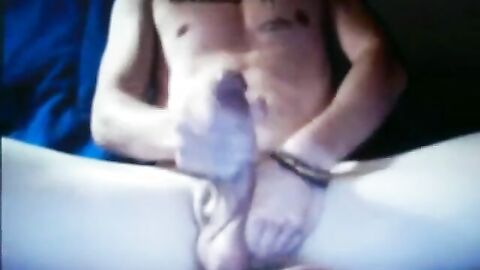 Big Dick, Big Cum Load on Cam