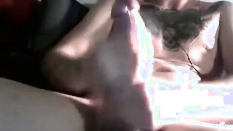 Tattooed Beefy Daddy Stroking His Big Cock