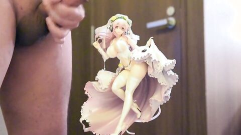 Bukkake Wedding: Asian Group Sex with Sonico Figure