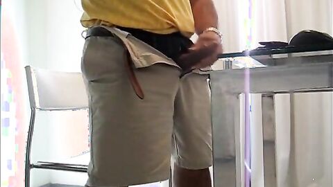 Big-Cock Daddy's Horny Morning Solo