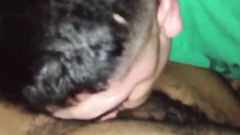 Black Dick Sucked by a Latin Amateur