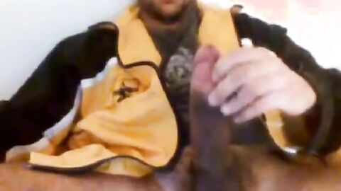 Str8 Danish Guy Cums on Paper Towel with Monstercock