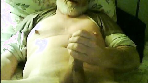 Grandpa Strokes on Cam