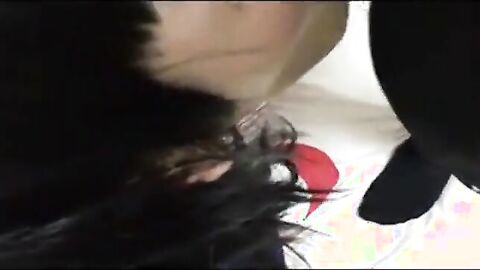 Asian Crossdresser Gives Wet Blowjob