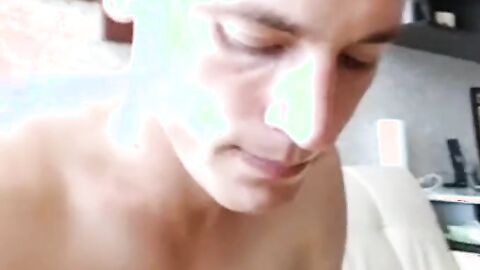 Daddy Shoots His Load in Son's Mouth