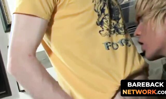 Jason Pitt gets a mouthful of Jesse's rigid member by getting it shiny and slick with