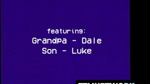 Grandfather Dale Savage and Luke explored each other's mouths before they went oh hea