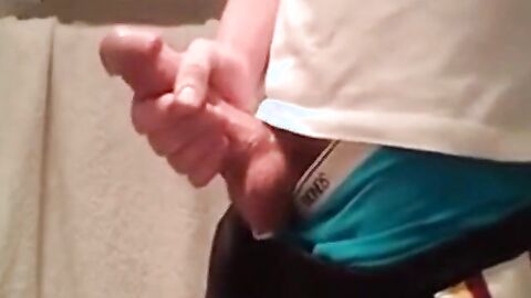 Twink ruins his orgasm after peehole play on webcam