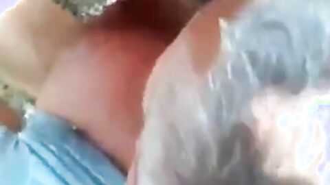 Mature Gay Bear Blowjob in the Woods