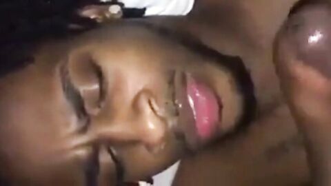 Black Amateur Takes Big Cock, Gets Facial