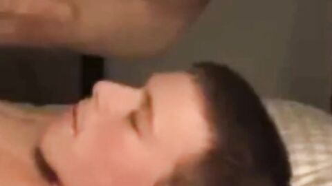 Twink Self-Sucks and Cums on His Face