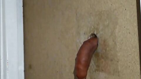 Glory Hole Amateur Takes on Big Cocks