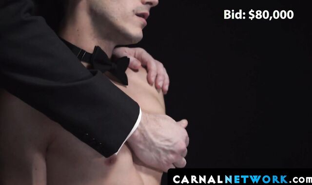 The real joy came when Jay James pulled out and gazed upon his master's massive cock