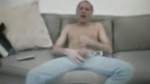 Big-Cock Dad Shows Off His Huge Flaccid Package