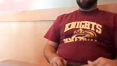 Bearded Bro Public Solo in Coffee Shop