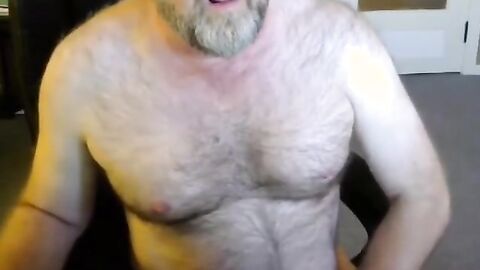 Daddy Bear Eats His Own Cum