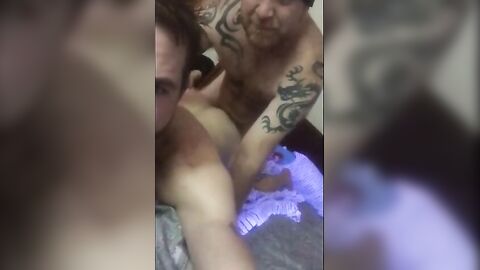 Daddy's Bareback Boy: Amateur Hunk Gets Dominated