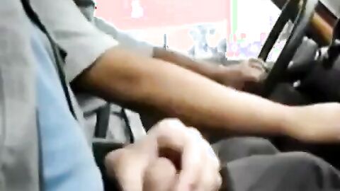 Big Dick Flash for Taxi Driver - Gay Latino Handjob