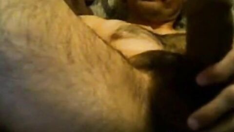 Uncut Latino Plays with His Big Dick and Cums Inside His Foreskin