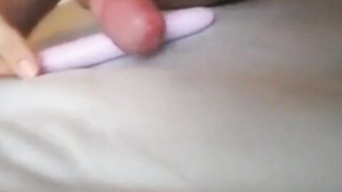 Twink's Solo Play with a Vibrator