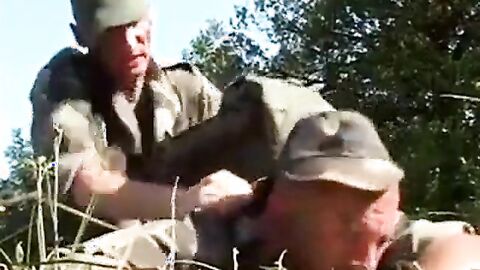 Big-Cock Military Blowjob