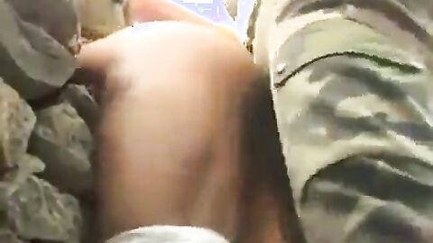 Big-Cock Military Blowjob