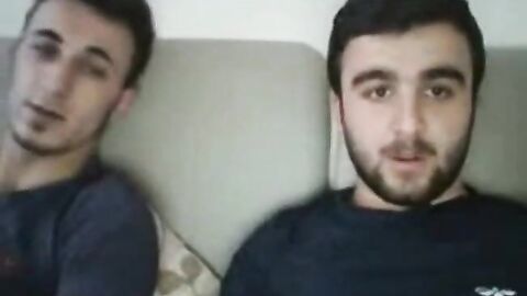 Big-Cock Turkish Daddies Masturbating on Cam