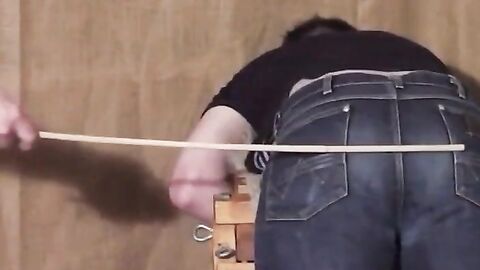 Daddy Spanks His Boy in Tight Jeans