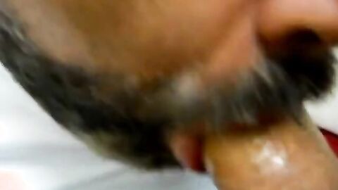 Amateur Bear Daddy Sucking Cock