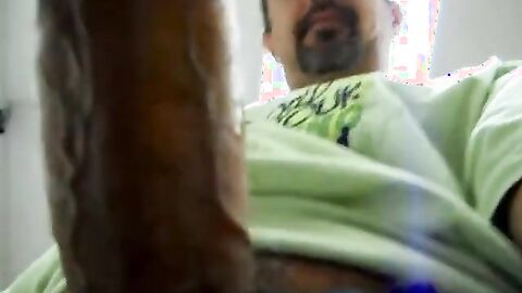 Amateur Bear Daddy Sucking Cock