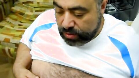 Amateur Bear Daddy Sucking Cock