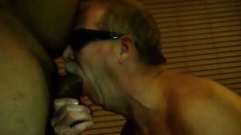 Deep Throating a Big Black Cock