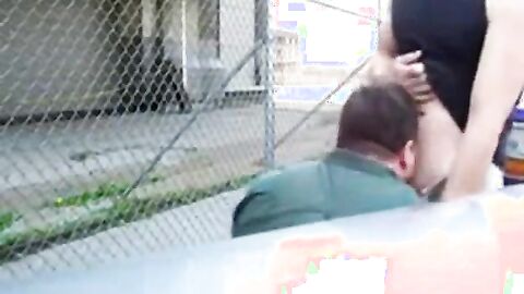 Daddy's Outdoor Lunch Break Blowjob