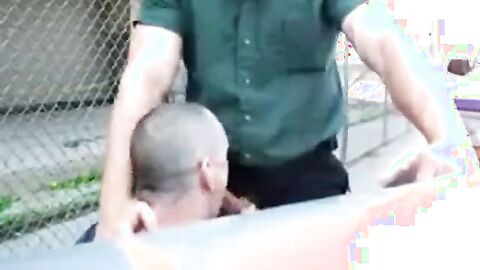 Daddy's Outdoor Lunch Break Blowjob