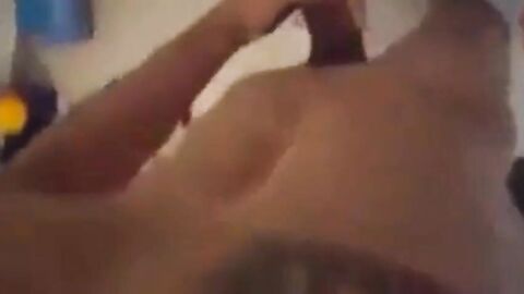 Twinks bareback: Big Colombian cock pounds tight Latin hole