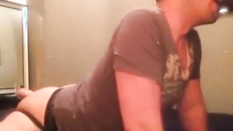 Black Bareback Amateur Takes it Hard