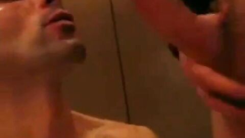 Sucking Stranger's Cock in the Elevator