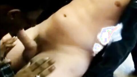 Black and White Amateur Twinks in Interracial Action