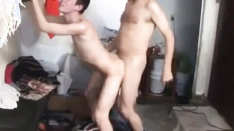 Daddy Takes Twink's Anal Virginity as Rent Payment