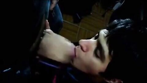 Twink's Webcam Blowjob and Facial