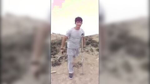 Hunk with a Big Bulge Outdoors
