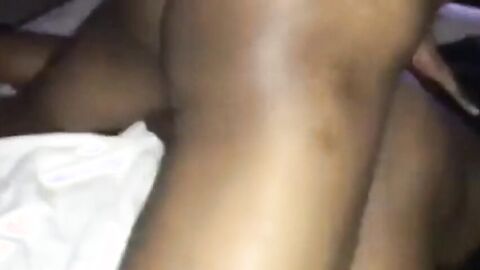 Black Guy Moans in Pleasure During Bareback Sex with Big Cock