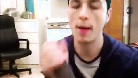 Big Black Cock Sucked by a Horny Amateur Dude