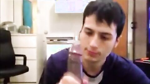 Big Black Cock Sucked by a Horny Amateur Dude